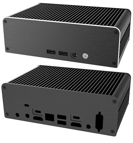 Akasa Newton CWS Encloure (for Intel NUC12 Pro i3) <b>[A-NUC93-M1B]</b>