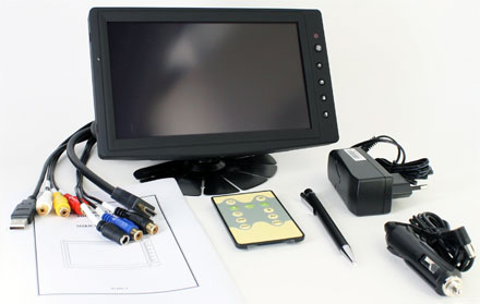 CTFHD800 - HDMI 8" TFT - Touchscreen USB - PAL/NTSC - Autodimmer - IR Remote - Audio  <b>(1024x600, 500 nits) [LED]</b>