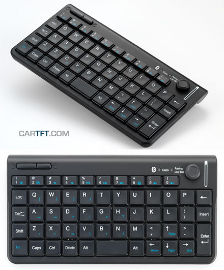 CTFWIKE-3 Wireless BLUETOOTH-Tastatur mit Maus-Stick (10m Reichweite) [UK-Layout]