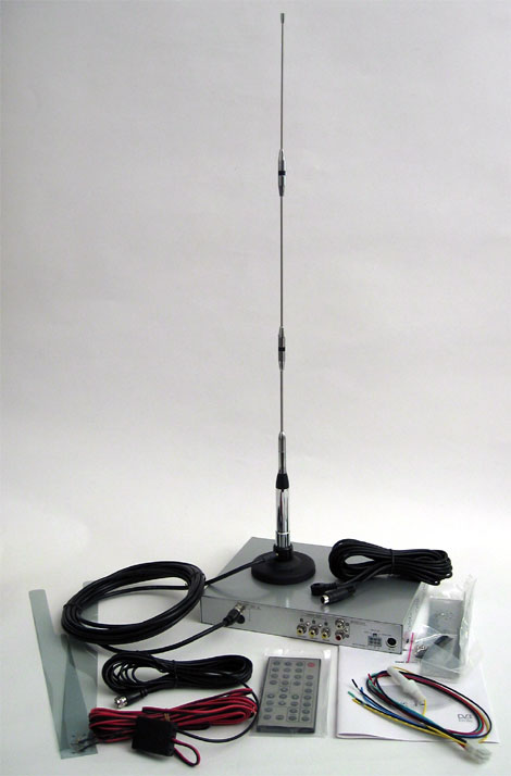 DVB-T DUAL TV-Tuner (Standalone, mit Auto Antennen)