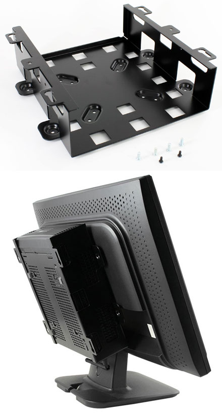 VESA-mounting f. combi display and M350 enclosure