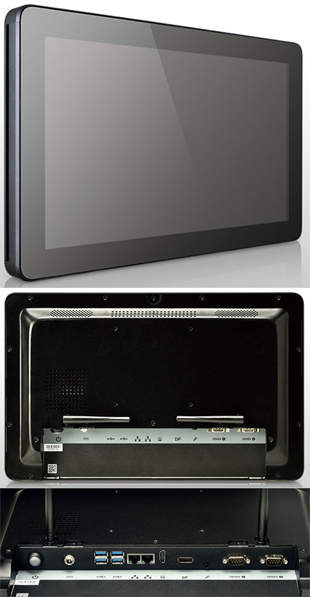 Mitac D151-11KS [Intel Celeron 3965u] 15.6" Panel PC (1366x768, Multi-Touchscreen, PD11KS 3.5-SBC Kaby Lake, IP65 Front, lfterlos)