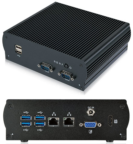 Mitac S300-10AS-N4200 (Intel Apollo Lake N4200, 2x Gigabit LAN, VGA/HDMI, 2x RS232) [<b>FANLESS</b>]