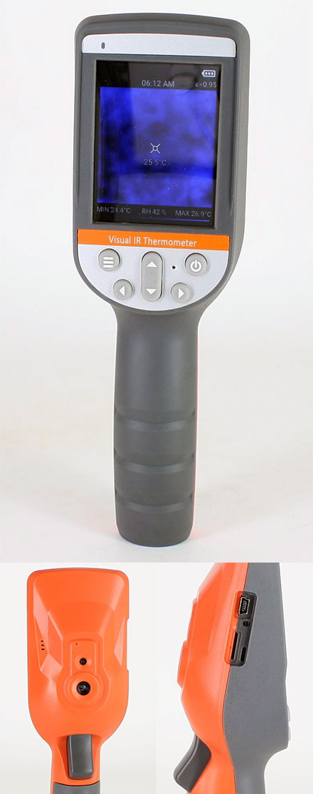 TVT280 Visuelles IR-Thermometer Infrarotkamera Wrmebildkamera